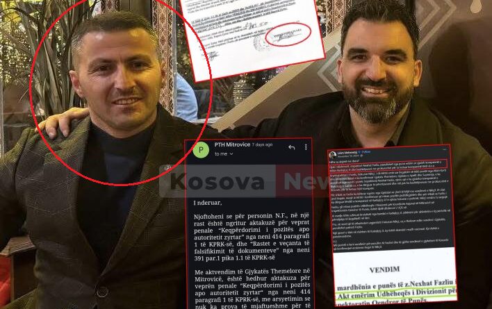 Ekskluzive: Prokuroria i ngritë aktakuzë për falsifikim të dokumenteve zyrtare Nexhat Fazliut, teksa “gazetari” Mehmetaj tentoi ta manipuloi opinionin publik duke e shpallur “hero”