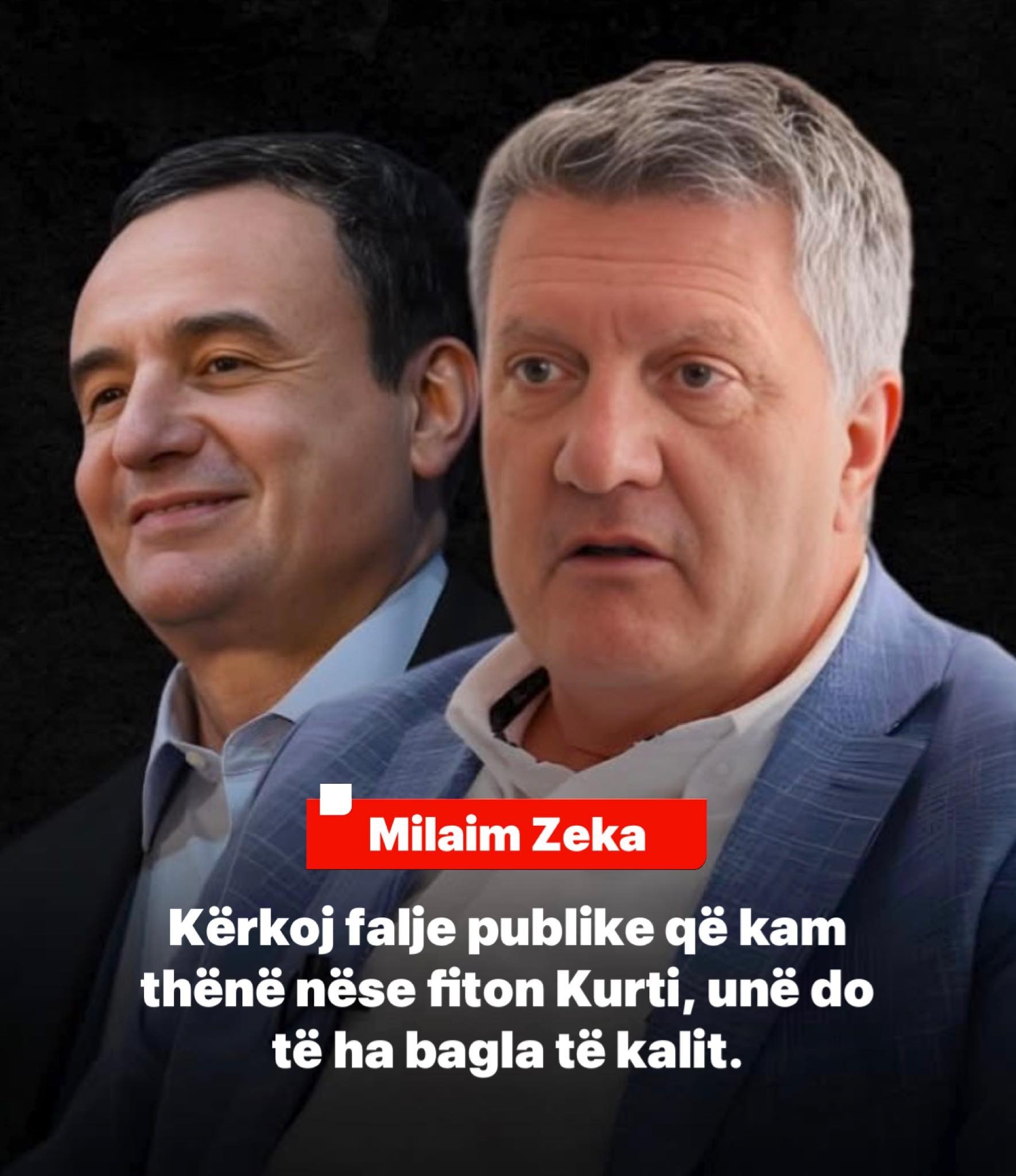 Milaim Zeka kërkon falje publike