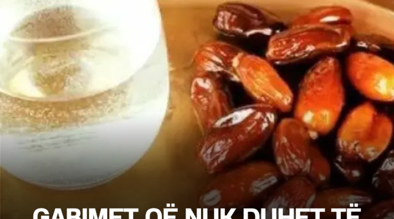 Gabimet që nuk duhet të bëni gjatë agjërimit!