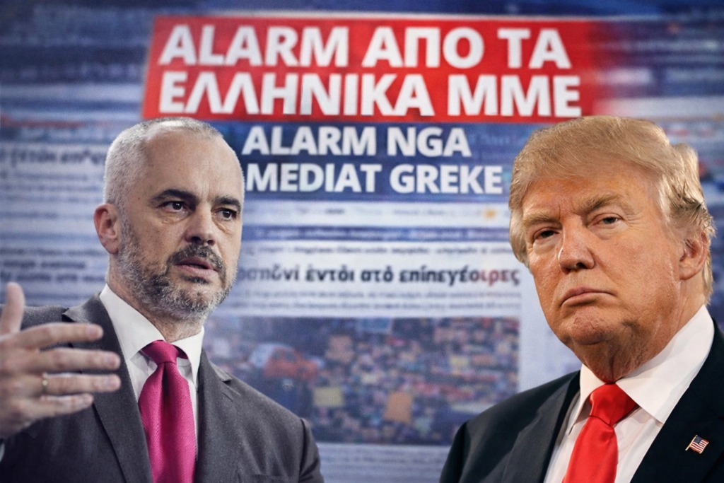 Ftesa e Trump për Edi Ramën ALARM si kurrë më parë nga mediat greke!