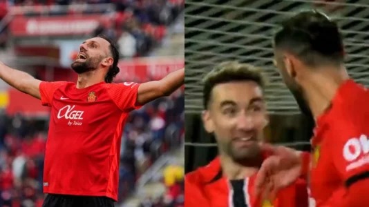 Momenti qesharak: Bashkëlojtari ia “vodhi” golin, Vedat Muriqi e godet me “shuplakë”